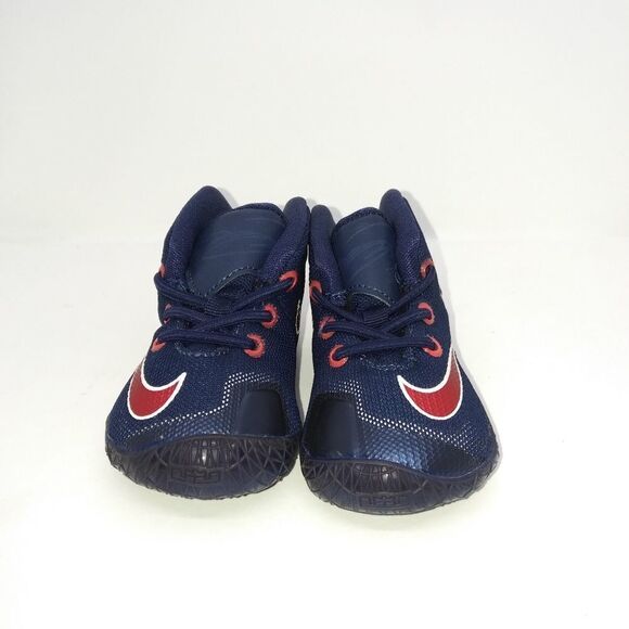 Nike LeBron XIII CBV Basketball Sneakers‎ Shoes Infant Size 3 C Blue, Red - Picture 3 of 8